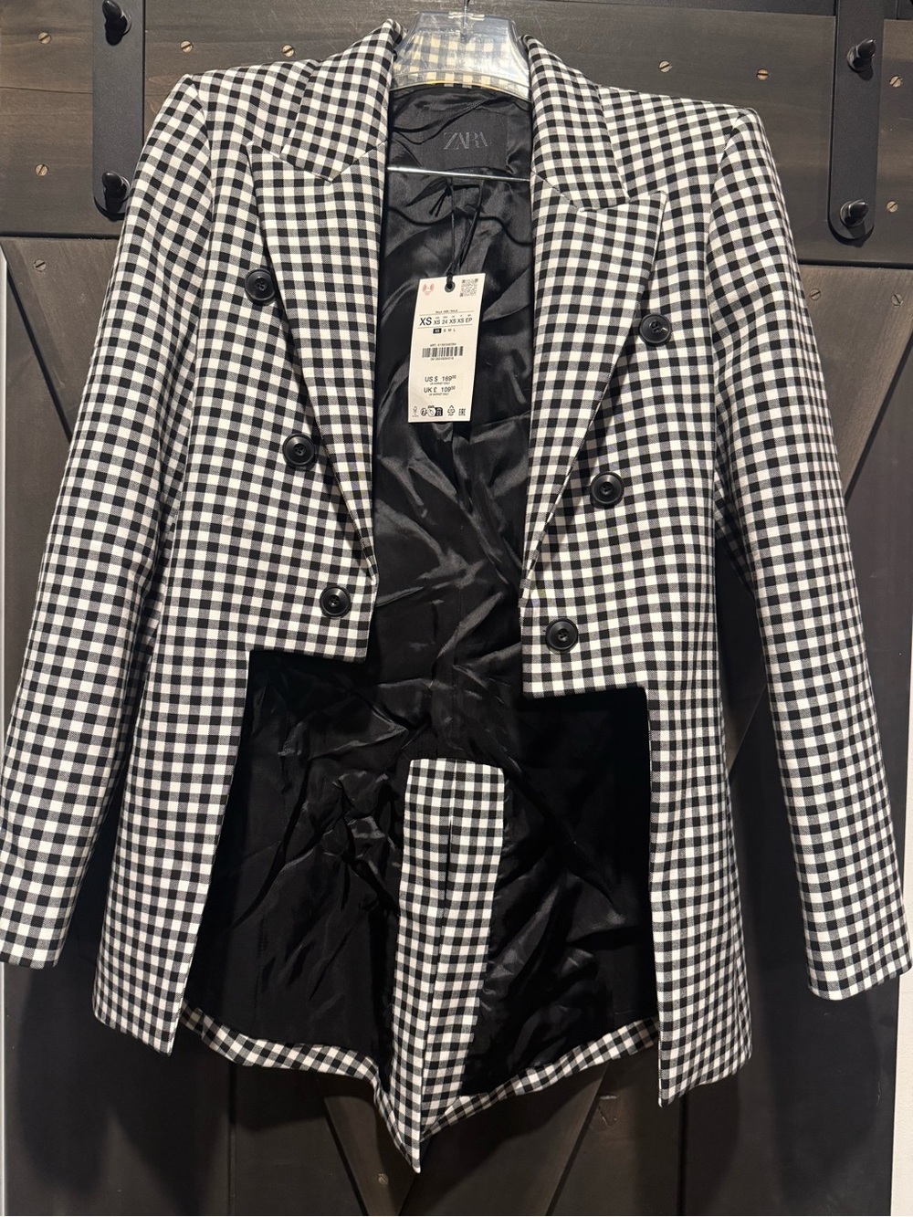 Zara ASYMMETRIC BLAZER